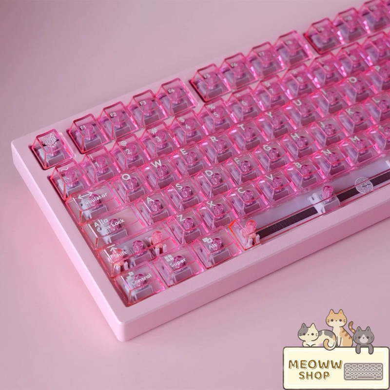 Keycap Aifei Pc hồng Profile cherry| Keycap aifei Pc Pink giá rẻ