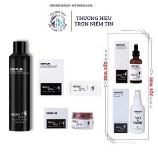 Sáp vuốt tóc nam CIN PLUS CLAY WAX SICILY 1504 30gr / 85gr , tinh dầu , tạo phồng , gôm xịt Cinplus