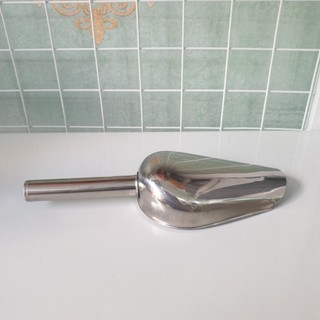 dụng cụ xúc đá inox, muỗng xúc đá