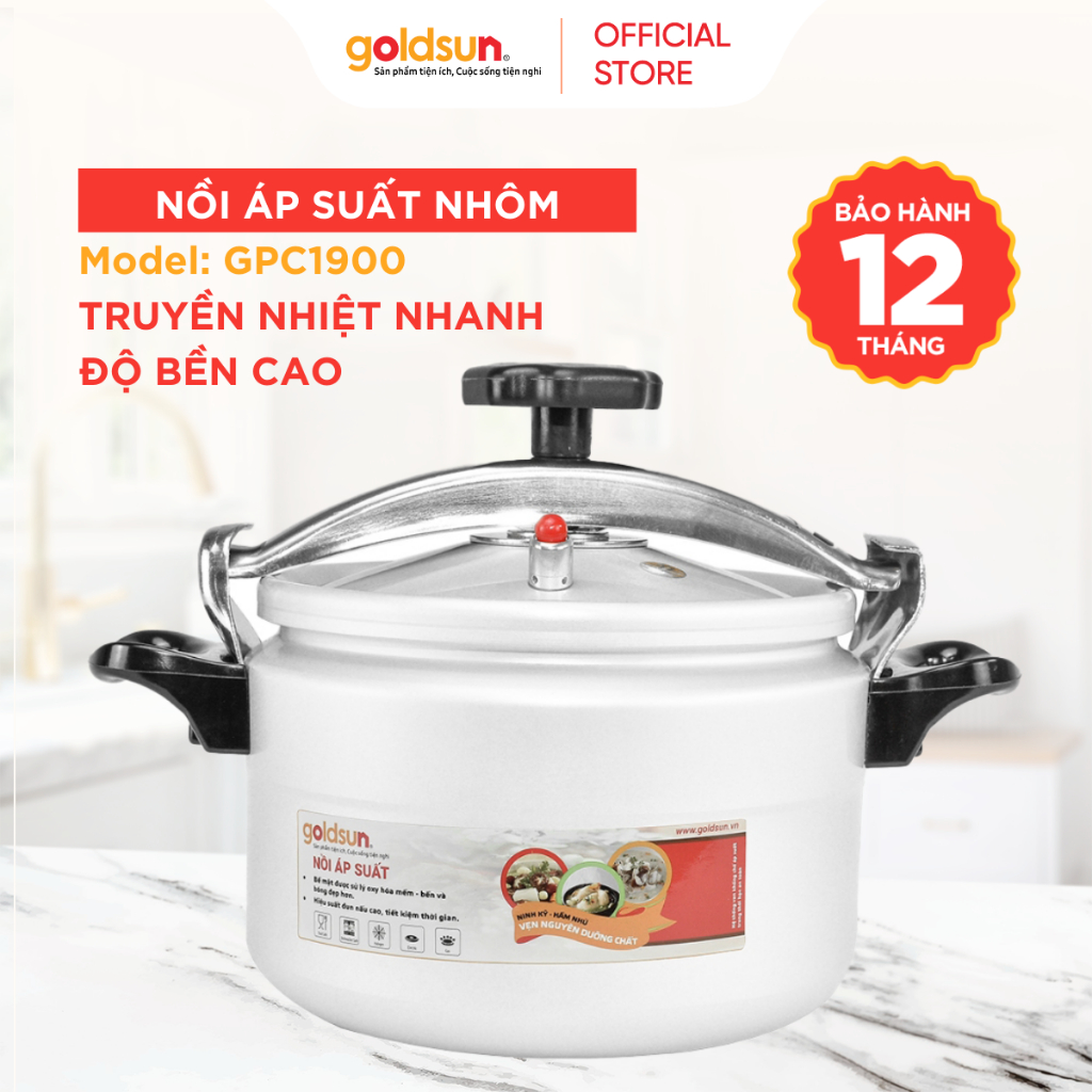 Nồi áp suất nhôm Goldsun GPC1900