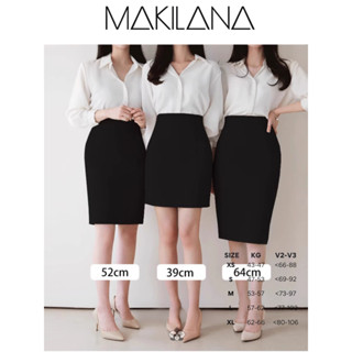 Chân váy nữ công sở  MAKILANA chất liệu vải nhập khẩu cao cấp nhiều kích thước và màu sắc đa dạng cho chị em văn phòng
