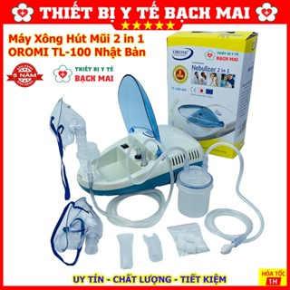 Máy Hút Dịch Mũi, Máy Xông Khí Dung 2 in 1 OROMI TL-100AN - Máy Xông Mũi Họng Cho Trẻ em, Người lớn - Hàng chính hãng