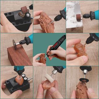 Máy khoan mài đánh bóng mini v1