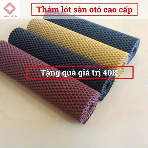 Thảm Lót Sàn Xe oTo Cao Su Cao Cấp Chống Trơn Trượt Tự Cắt Theo Xe