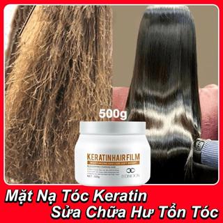 Mặt nạ dưỡng tóc Mặt nạ ủ tóc keratin Kem ủ tóc 500g Phục hồi tóc hư tổn khô Giúp tóc siêu mềm mượt