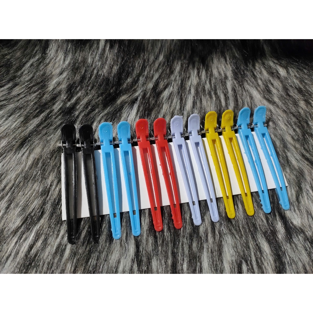 12 cây  Kẹp vịt thường kẹp tóc cho salon tóc