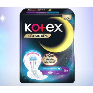 Băng vệ sinh Kotex siêu ban đêm 28cm x 4 miếng