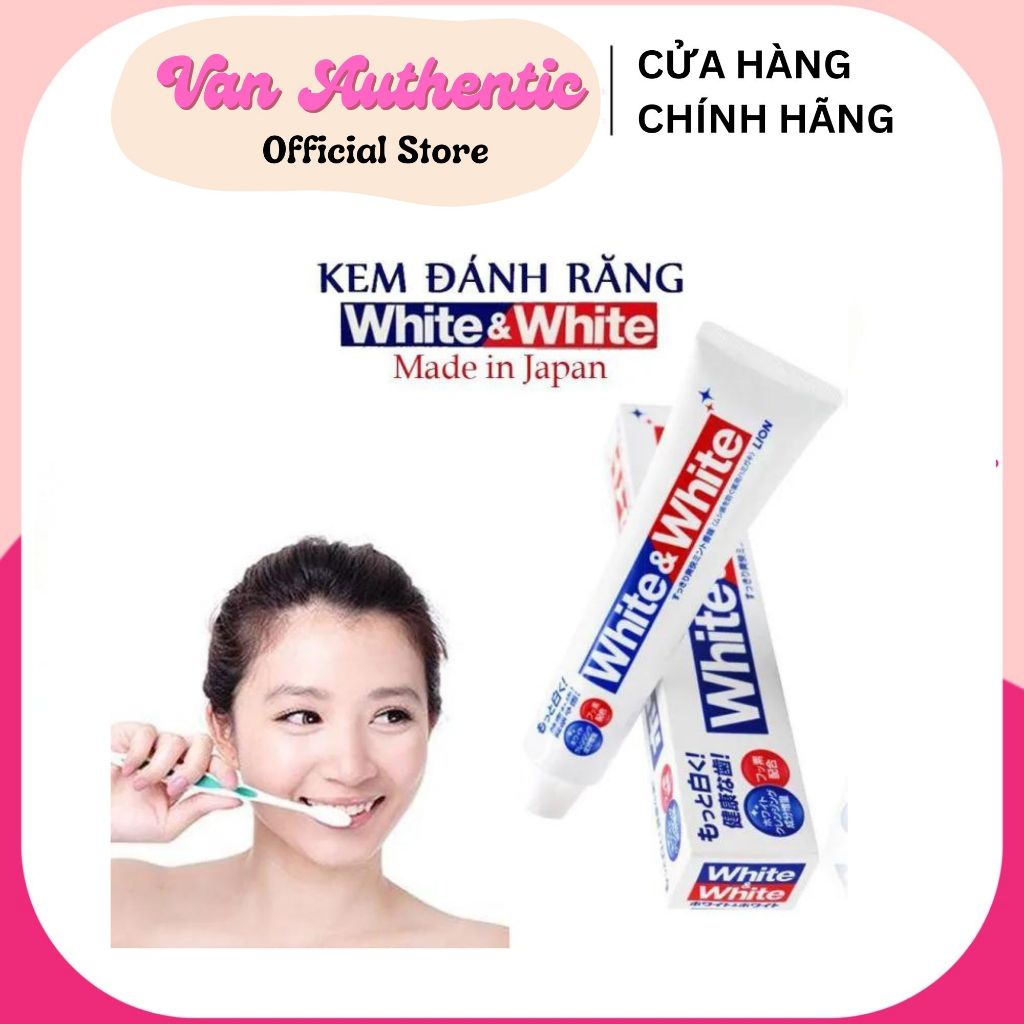 Kem đánh răng white & white Nhật