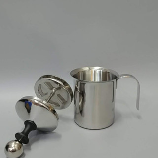 Ca đánh sữa lạnh 400ml, chất liệu inox
