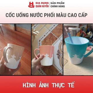 Cốc uống nước phối màu cao cấp