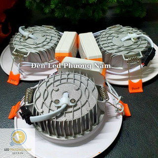 Đèn Led Âm Trần 7w - 3 Màu (Viền Bạc - Viền Vàng)