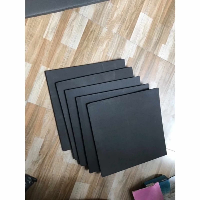 Tấm cao su non kt 20×20 cm dày 1cm/2cm/3cm/4cm/5cm cách âm giảm ồn,chống rung, kê máy