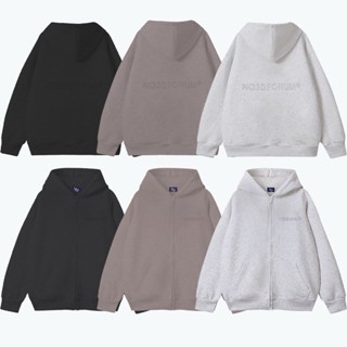 Áo Khoác Hoodie Zip COTTON Form Boxy Chữ Dập Nổi NQ30FORUM Form Rộng Nam Nữ Unisex