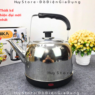 Ấm Siêu Tốc Inox Fujika FJ-SD50 , Siêu Điện Đun Nước Nhanh Tiện ích Tự Ngắt Khi Sôi Cho Gia Đình Đông Người Huy Store
