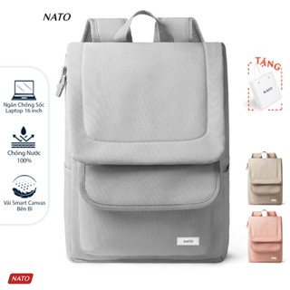 Balo NATO® "Cosmic - Backpack" Sợi Vải Smart Canvas Ba Lô Đựng Laptop Nam Nữ Đẹp Đi Học Làm Chơi