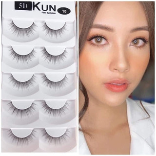 Mi Giả Kun 5D False EyeLashes  tự nhiên 5 cặp đủ mẫu