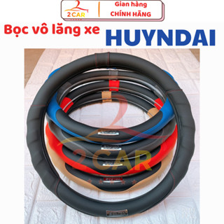 Bọc vô lăng xe Hyundai I10, I20, I30, Accent, Santafe, Tucson, Kona, Getz, Avante, Elantra, Sonata, Creta, Venue