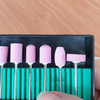 Bộ 12 đầu đá mài cho máy mài mini