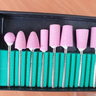 Bộ 12 đầu đá mài cho máy mài mini