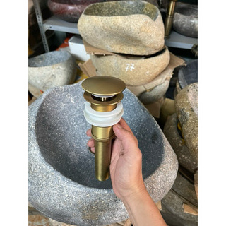 Đầu xiphong Màu đồng( Đầu thoát nước lavabo)