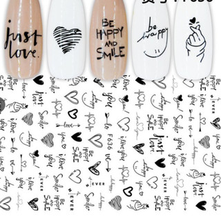 Sticker Dán Móng hình chữ