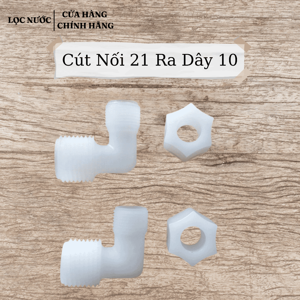 Cút Ren Nối Dây 21 Ra Dây 10 Dùng Cho Cốc Lọc Đầu Nguồn