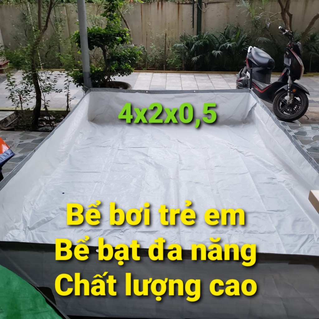 Bể bạt, bể bơi bạt, bể bạt nuôi cá/ốc/ếch/lươn, bể bơi bằng bạt Việt Hàn cao cấp