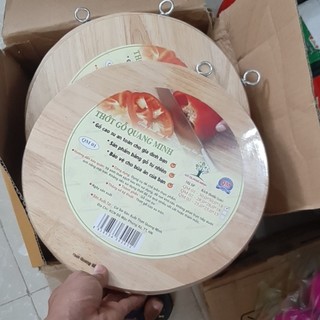 Thớt gỗ cao su Quang Minh Chất Lượng Cao