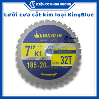 Lưỡi cắt sắt hợp kim, lưỡi cưa kim loại 185mm KingBlue K1-185x32T (Cưa sắt) Kingblue