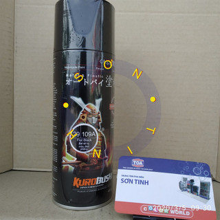 SƠN SAMURAI MÀU ĐEN NHÁM , ĐEN MỜ, ĐEN PHẲNG 109A