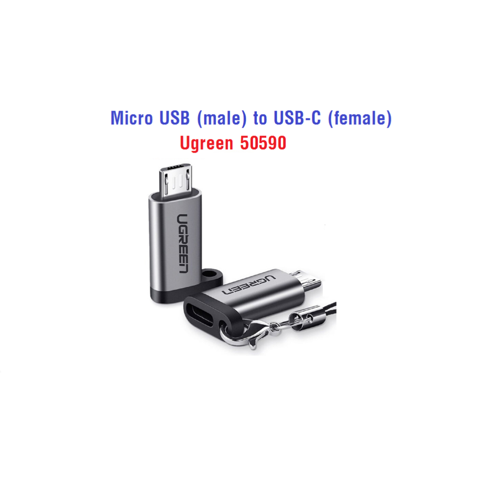 Đầu Chuyển Micro USB (male) to USB-C (female) Ugreen 50590