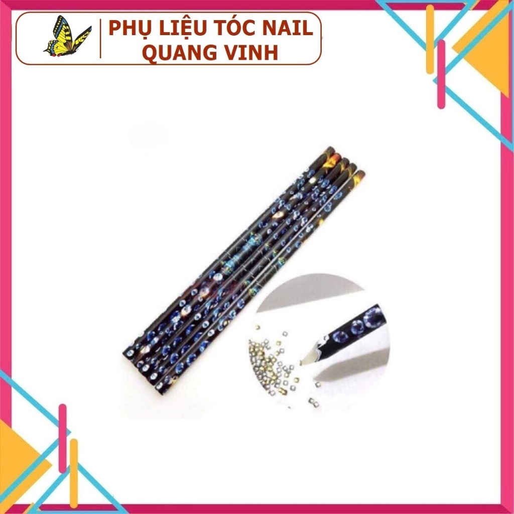 Bút chấm đá nail chuyên dụng cho dân làm móng (màu đen)