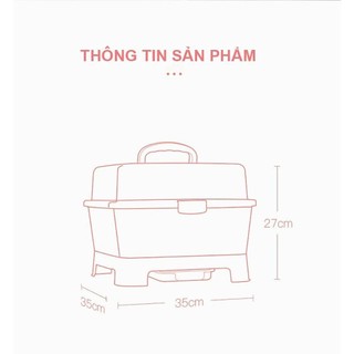 [AAG] HỘP ÚP BÌNH SỮA VÀ DỤNG CỤ CHO BÉ