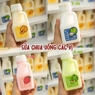 Sỉ 1 bình sữa chua uống các vị dâu,dưa,dừa,đào
