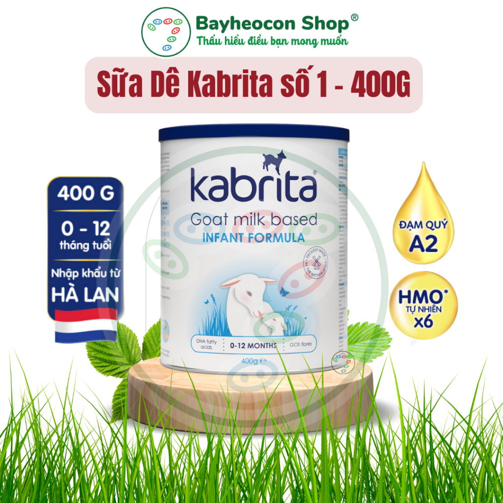 [Date 03/2025] Sữa Dê Kabrita Số 1 Hà Lan 400G (0-12 tháng) - Sữa Dê Công Thức 400g