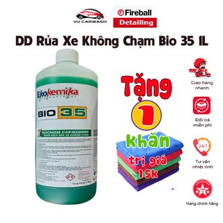  Nước Rửa Xe Không Chạm - Dung Dịch Rửa Xe Ô Tô Xe Máy Ekokemika - Bio 35 - 1L hàng chính hãng  