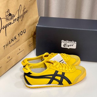  Giày thể thao Onitsuka tiger Vàng vệt đen_Giày sneaker nam nữ Tiger Black yellow hot 2024 