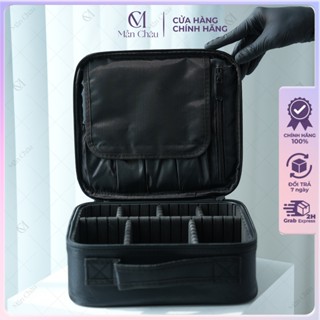  Cốp Đen Chia Ngăn Size Nhỏ 26cm x 23cm x 10cm 