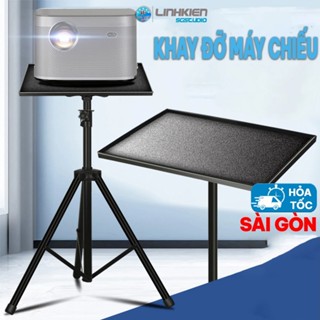 Bàn Kim Loại Đỡ Máy Chiếu 3 chân Điều Chỉnh Đa Năng Trình Diễn Ghi Âm Phát Biểu