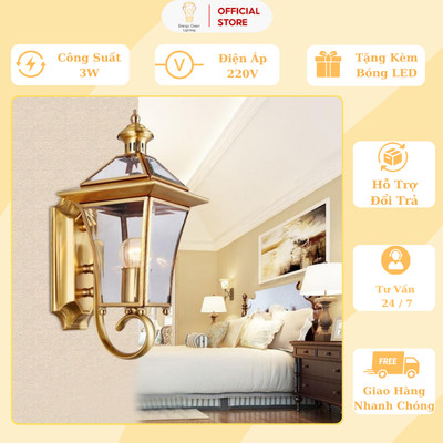 Đèn Gắn Tường Energy Green Lighting Phong Cách Cổ Điển 0623S - Trang Trí Phòng Khách / Góc Ban Công - Ngoài Hiên
