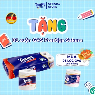  Giấy vệ sinh cao cấp Tempo Toipa - 3 lớp bền dai, an toàn cho da (Lốc 10Cuộn)