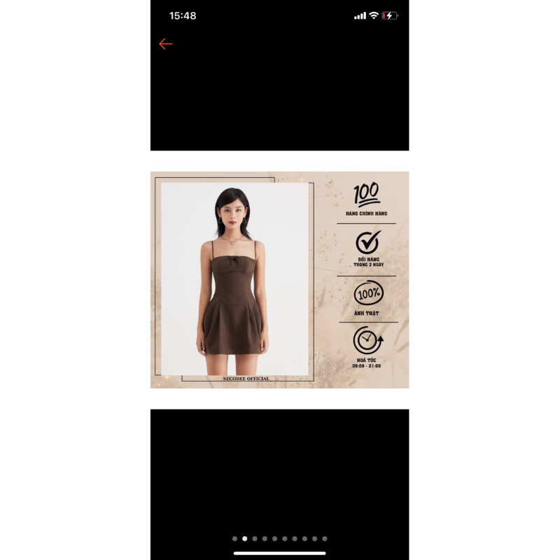 pass đầm secodee size xs