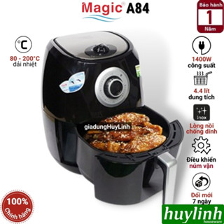 Nồi chiên không dầu Magic Korea A84 - 4.4 lít - Màu Trắng