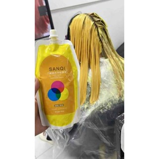 Kem bóc màu tóc dành đỏ hoặc đen phủ bóng Sanqi 450ml (Sỉ salon)