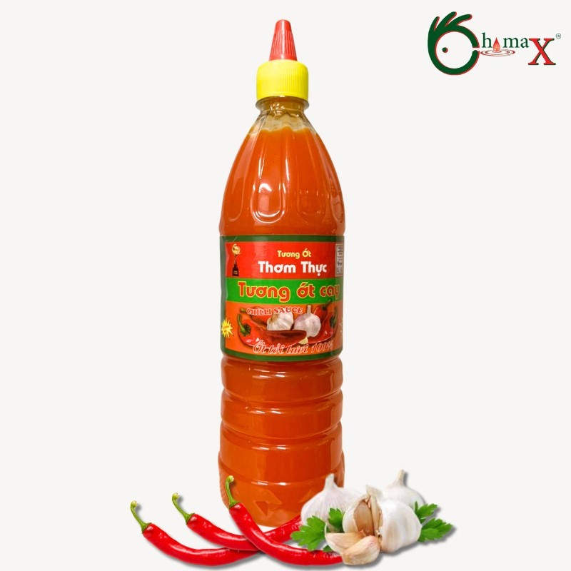 Tương ớt chimax thơm thực 1 lít cay ngon