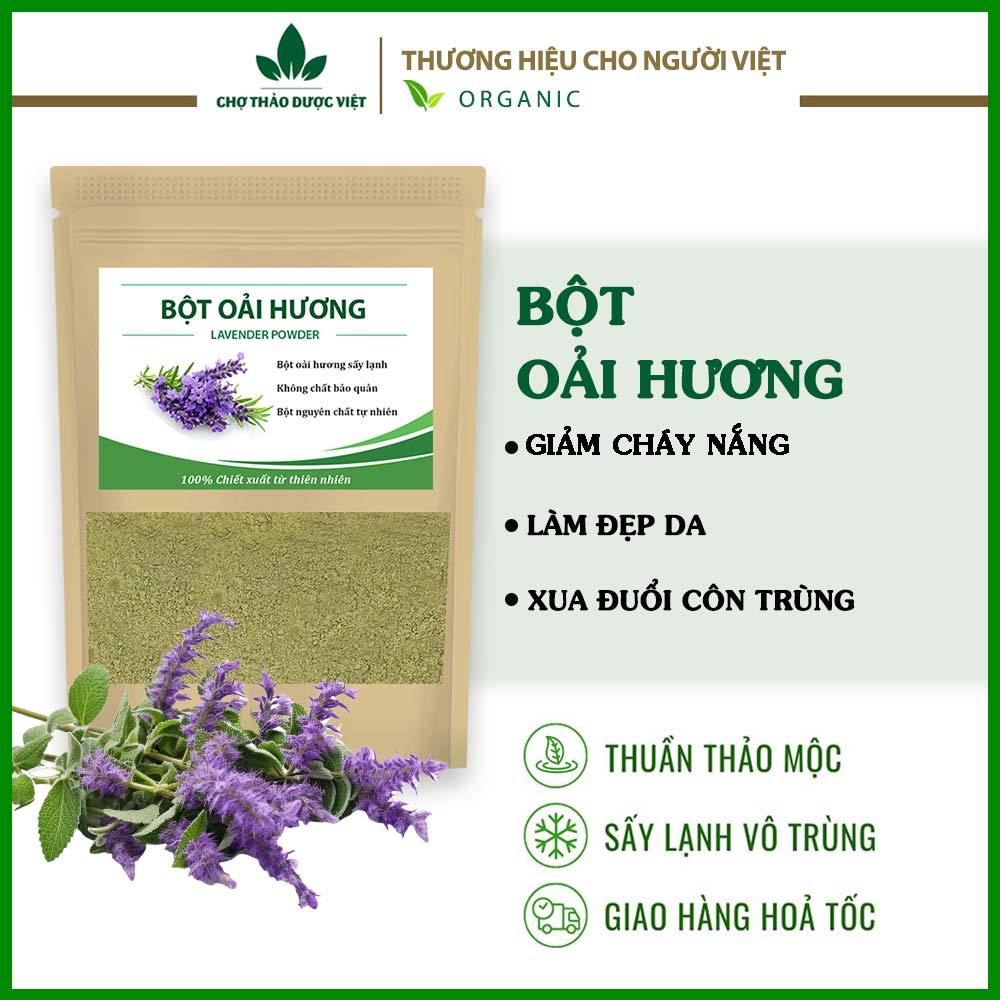 Bột hoa oải hương 100g, hoa lavender, bột huân thảo, thơm mịn, kháng khuẩn