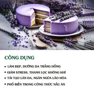 Bột hoa oải hương 100g, hoa lavender, bột huân thảo, thơm mịn, kháng khuẩn