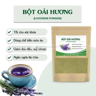 Bột hoa oải hương 100g, hoa lavender, bột huân thảo, thơm mịn, kháng khuẩn