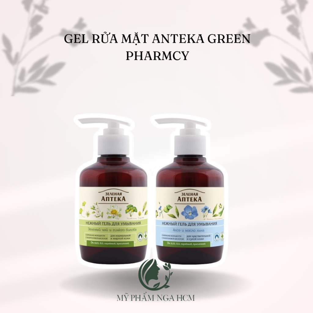 Gel rửa mặt Anteka Green Pharmacy