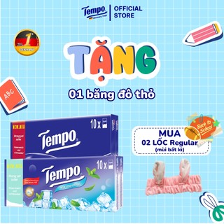  Khăn Giấy Bỏ Túi Regular 10 Cao Cấp Tempo - 4 Lớp Bền Dai - Thương Hiệu Đức